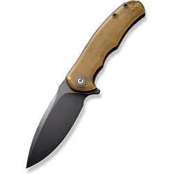 Civivi, Mehrzweckmesser, Messer Praxis Ultem Amber & Schwarz (8.00 cm)