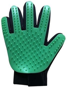 Uplifted Finds Kuchi Zen Touch Pet Grooming & Massage Glove green Right