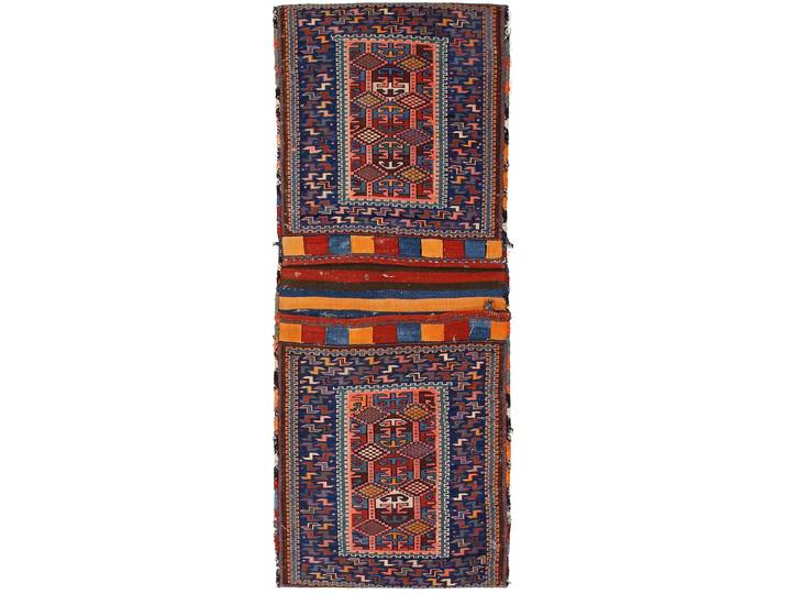 Kelim Tasche Nomaden Teppich 55x136 Handgewebt Orientteppich Perserteppich Läufer Wolle