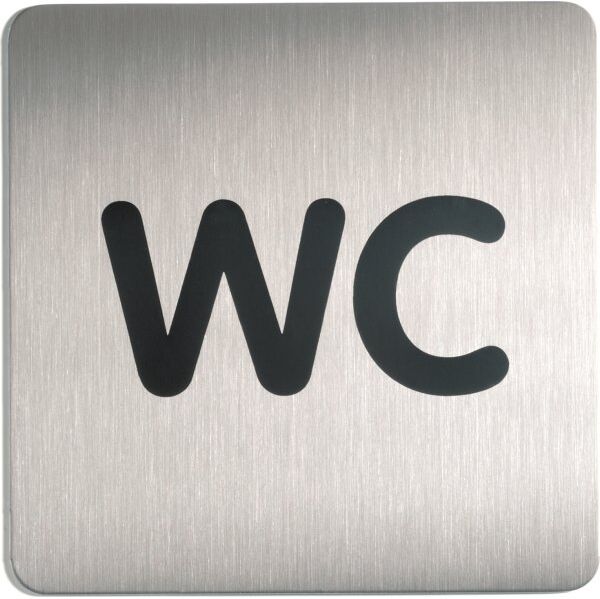 Durable Skilt   Firkantet   Wc