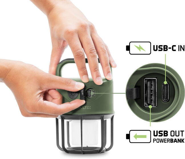 Lampe de camping Delphin Multix 3W/4400mAh 3W/450lm/4400mAh