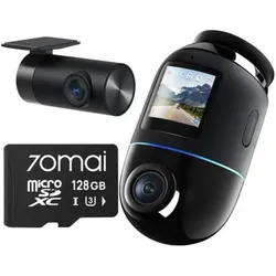 70mai Dashcam 4K Omni 360° Rundumsicht mit Dual Sony Starvis 2 (WLAN, 4K), Dashcam, Schwarz