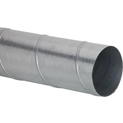 Wickelfalzrohr Lüftungsrohr, Länge 2 m, Nennweite Ø 80 mm