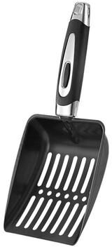 Uplifted Finds Stainless Steel Cat Litter Scoop Long Handle Pet Cleaning Shovel black
