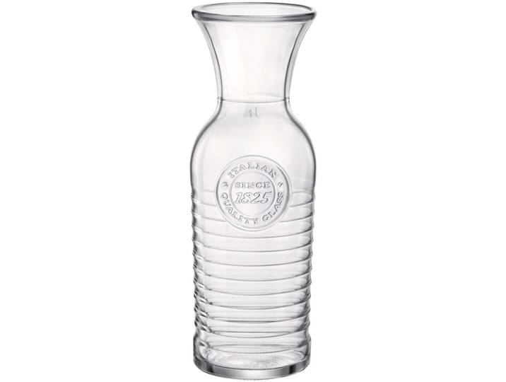 Karaffe Officina transparent Glas B 9.6 cm H 27.5 cm 1 l