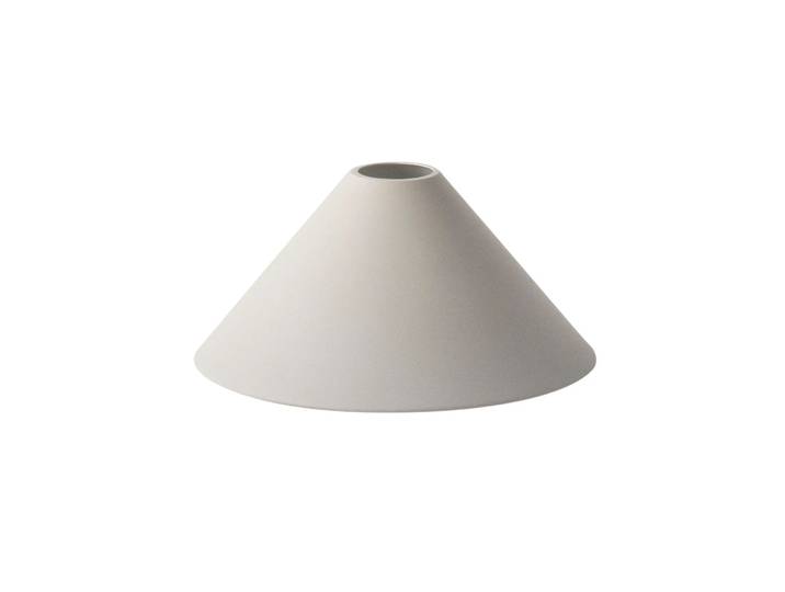 Ferm Living Abat-jour Collect Cone light grey (gris clair)