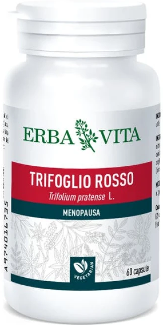 Trifoglio Rosso Erba Vita 60 Capsule - Integratore Alimentare di Trifoglio Rosso