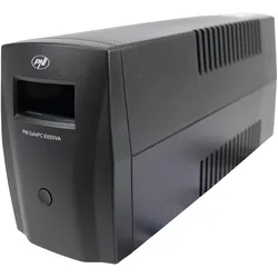 PNI USV SafePC E650VA, Leistung 390 W, 1,8 A, Ausgang 2 x 230 V, LCD-Bildschirm, Batterie 7,2 A im L (650 VA, 390 W, Line-Interaktiv USV), USV