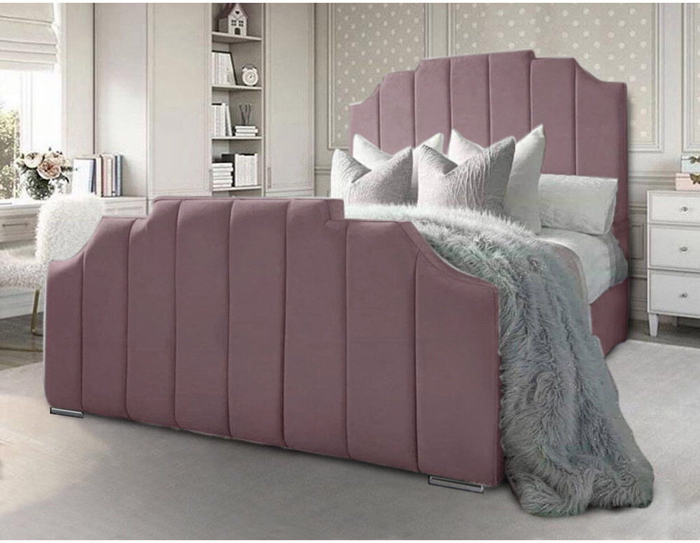 Etta Avenue Tyrion Upholstered Bed Lilac Super King (6')