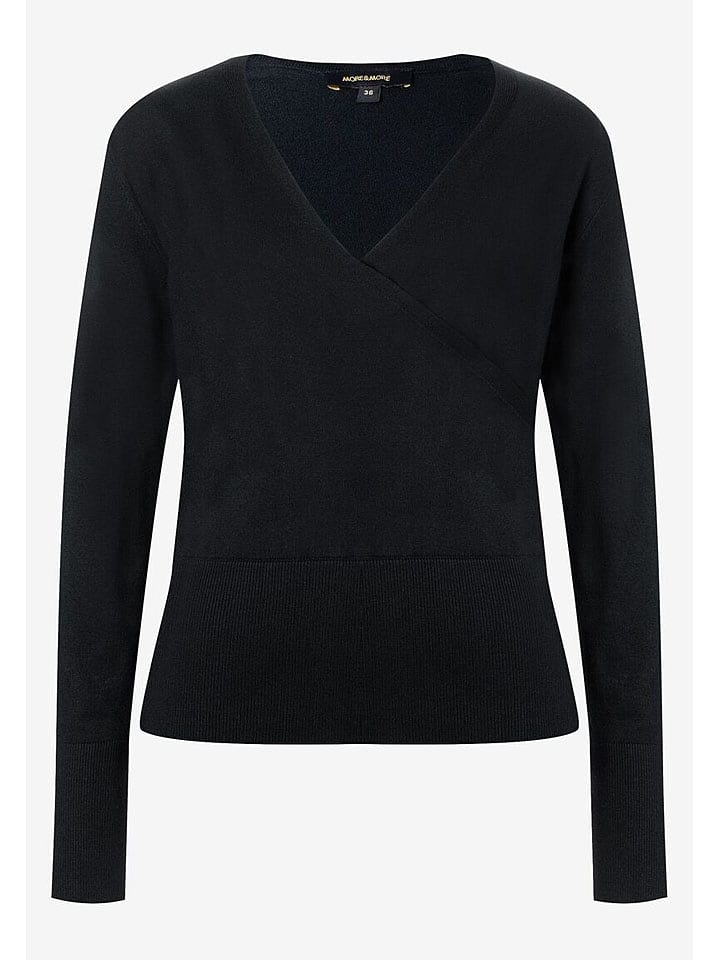 More & More Pullover in Schwarz - 34