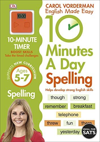 Carol Vorderman - 10 Minutes A Day Spelling Ages 5-7 Key Stage 1 (Made Easy Workbooks) - Preis vom 13.10.2026 19:28:25 h