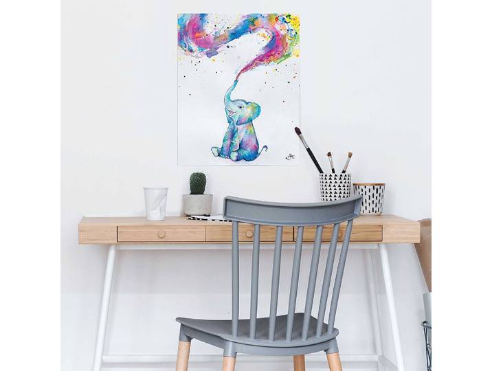 Poster Marc Allante Printemps Papier Multicolore 40 x 50 x 0cm