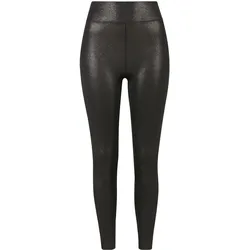 Urban Classics, Damen, Tights, Ladies High Waist Glamour Leggings (5XL), Schwarz