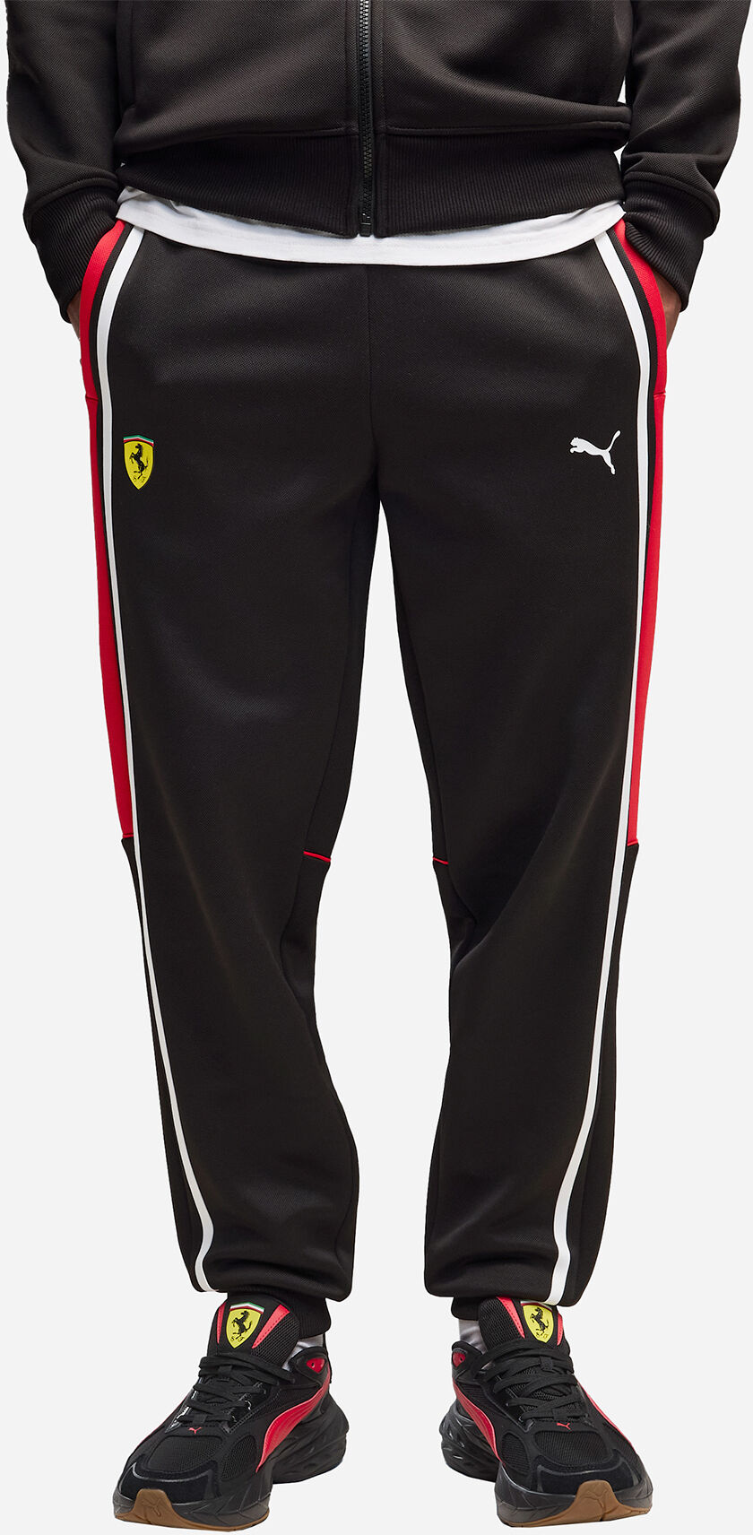 Puma Ferrari Mt7 M - Pantalone - Uomo - Rosso M