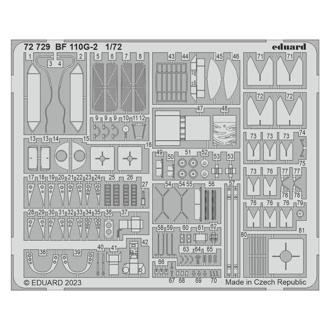 Eduard Bf 110G-2 1/72 (72729)