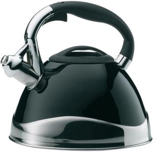 Kela Wasserkessel 11656 Varus, schwarz, aus Edelstahl, Füllvolumen 3 Liter