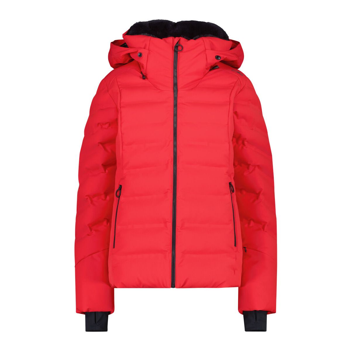 CMP Woman Ski Ski Jacket FIX Hood poppyseed (C453) 50 34W4406-C453-50