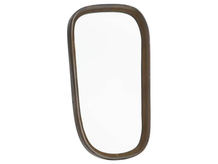 Wandspiegel Brass, Umfassung Bronze mit Alurahmen, B/t/h 69x5x70 cm