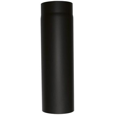 Ofenrohr JUSTUS, schwarz, L:15cm, Stahlblech, Rohre, für Kaminöfen
