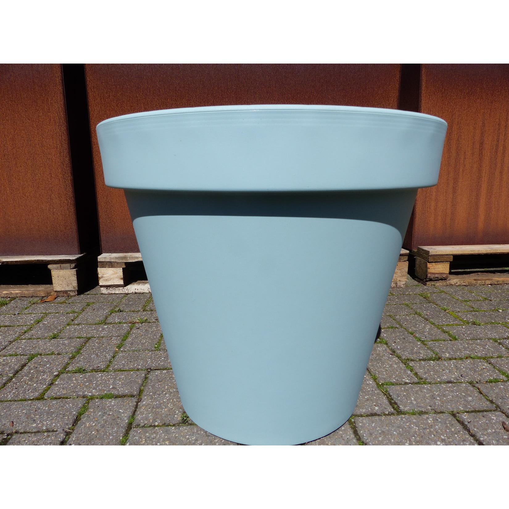 Pflanzkübel E&K, mint, rund Ø 60 cm, Pflanztopf Blumentopf Kübel XXL groß outdoor indoor