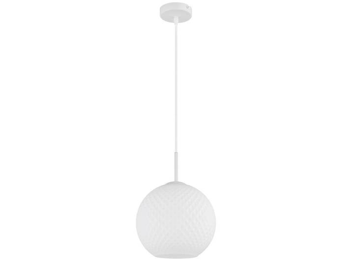 Globo Hängeleuchte Andre, Weiß, Metall, Glas, 120 cm, CE, beliebig kürzbar, Lampen & Leuchten, Innenbeleuchtung, Hängeleuchten, Pendelleuchten