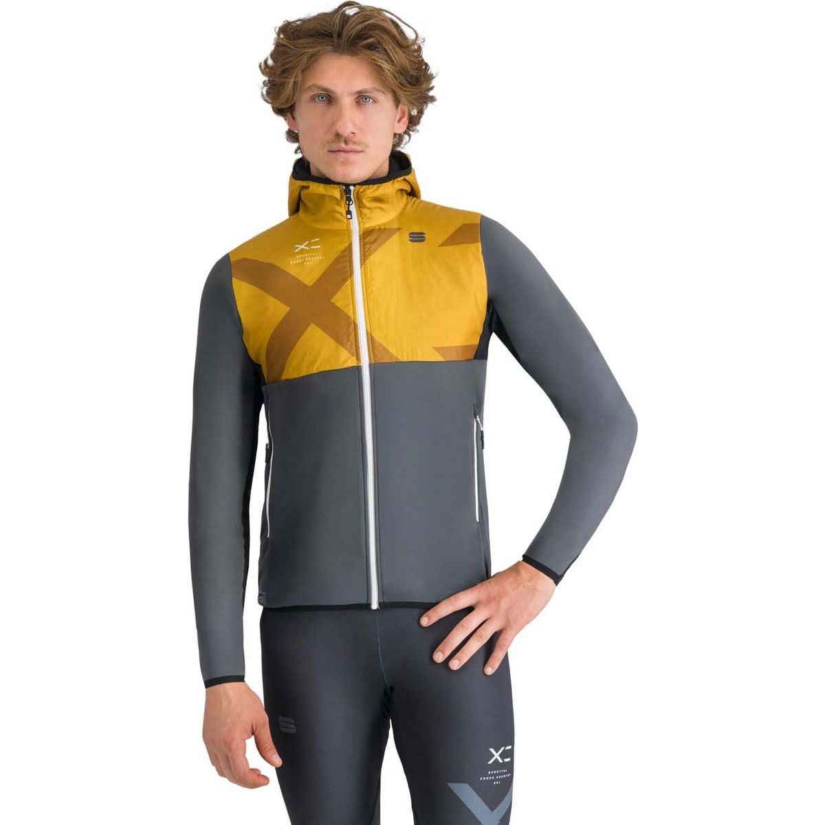 Sportful Rythmo Jacket black oyster/wood yellow (711) S 0425520-711-S