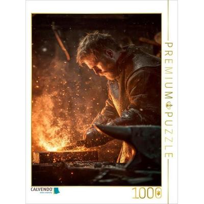 CALVENDO Puzzle Ritter - Kunst des Waffenschmieds | 1000 Teile Lege-Größe 64 × 48 cm Foto-Puzzle für glückliche Stunden