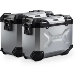 SW-Motech TRAX ADV Alukoffer-System - Silbern. 45/37 l. CFMoto 450MT (23-).