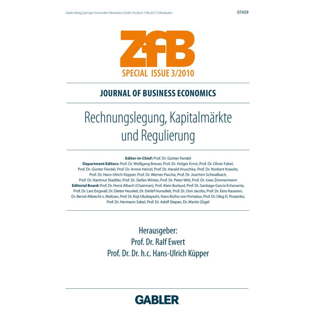 Gabler Rechnungslegung, Kapitalmärkte und Regulierung (Deutsch, Softcover, Hans-Ulrich Küpper, Ralf Ewert) (55514896)