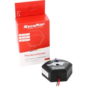 SecoRüt Marderschreck Marderschocker 12 Volt, Autobatterie 12V, Strom, Ultraschall & Licht