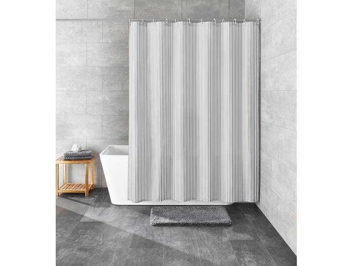 Duschvorhang KLEINE WOLKE » Sanna« , grau, B:120cm H:200cm, Polyester, Duschvorhänge, Duschvorhang