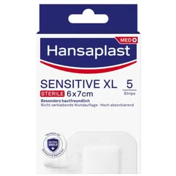 Hansaplast Wundverband Steril Sensitive 6x7cm 5 ST