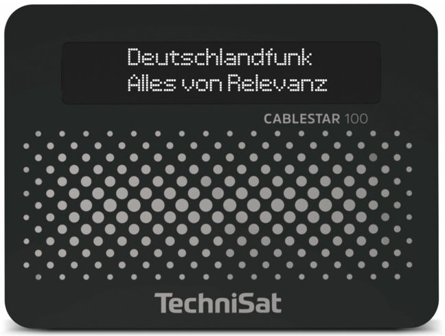 TechniSat Récepteur radio numérique CABLESTAR100 noir (0010/3915)