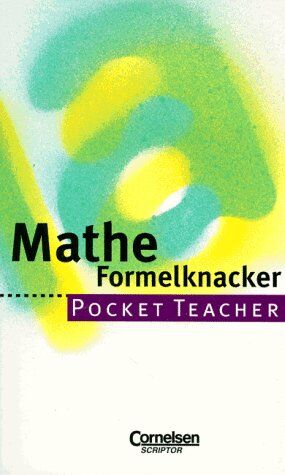 Barbara Weber - Pocket Teacher, Sekundarstufe I, Mathe Formelknacker - Preis vom 10.10.2026 11:48:34 h