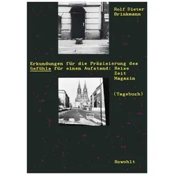 Erkundungen für die Präzisierung des Gefühls für einen Aufstand, Belletristik von Rolf Dieter Brinkmann