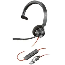Poly Headset mit USB-C-Anschluss »Blackwire 3310« schwarz