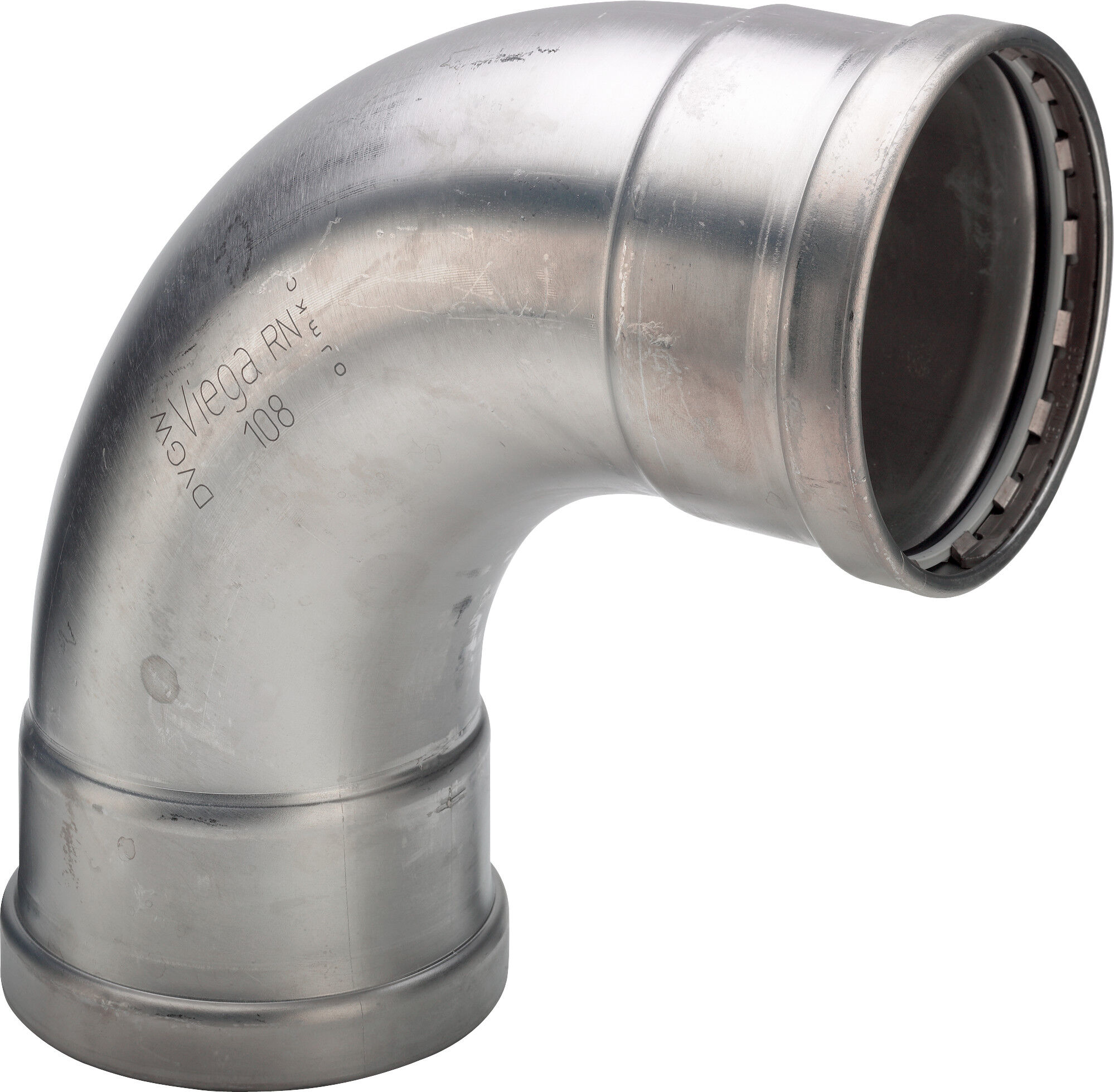 Viega Sanpress Inox XL 482619 108 mm, 90 °, Inox , SC-Contur