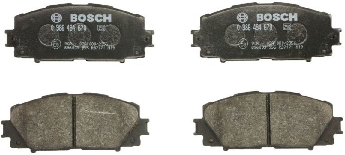 Bremsbelagsatz BOSCH 0 986 494 670, Vorne