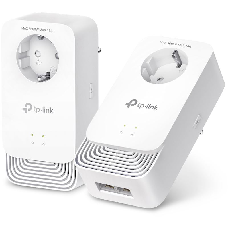 TP-LINK Powerline G.hn2400 2x2 LAN Kit Plug and Play, Power saving