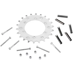 Pfautec Zusatzritzel silber
