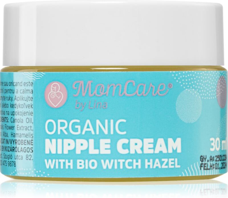 MomCare by Lina Organic Nipple Cream crème pour les mamelons 30 ml