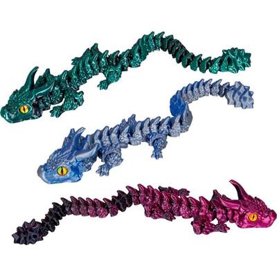 Felsen-Drache - Kristalltier, sort. im Display