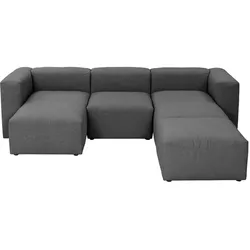 Max Winzer Wohnlandschaft  Lena ¦ schwarz ¦ Maße (cm): B: 275 H: 73