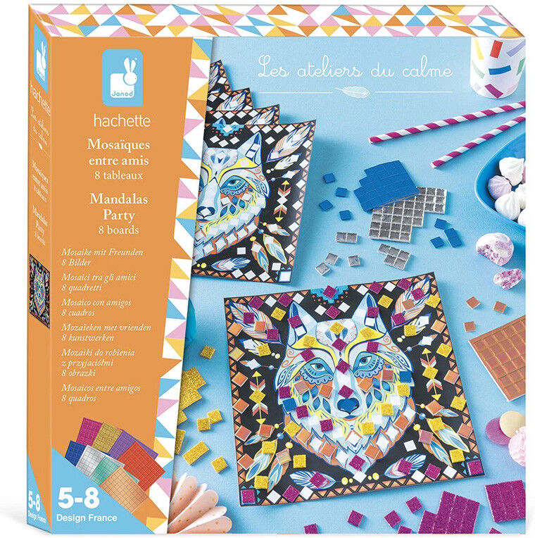 Les Ateliers du Calme : Mosaïques Entre Amis Mandala Party - Janod