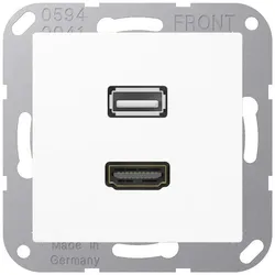Jung Multimedia-Anschluss aws MA A 1163 WW