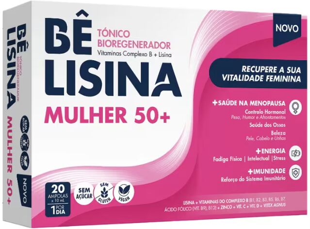 Bêlisina Mulher 50+ 20 ampolas