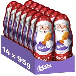 Milka Weihnachtsmann Biscoff 14 x 95g (1,33 kg)