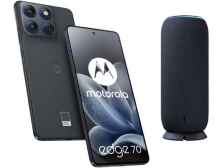 Motorola - Smartphone Pack Edge70 5g 512go Gris + Enceinte Sound Flow