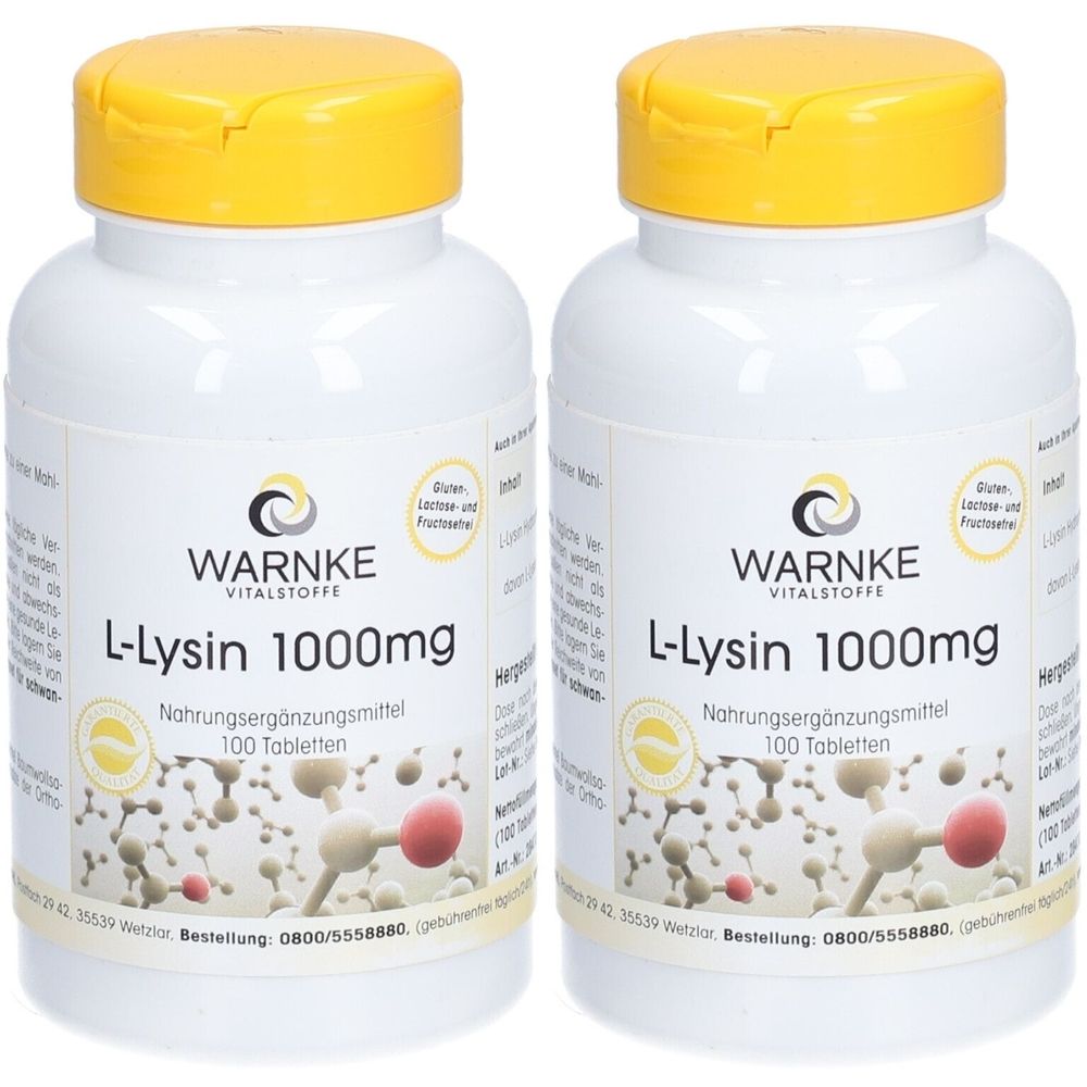 L-Lysin 1000Mg x2 2x100 St Tabletten