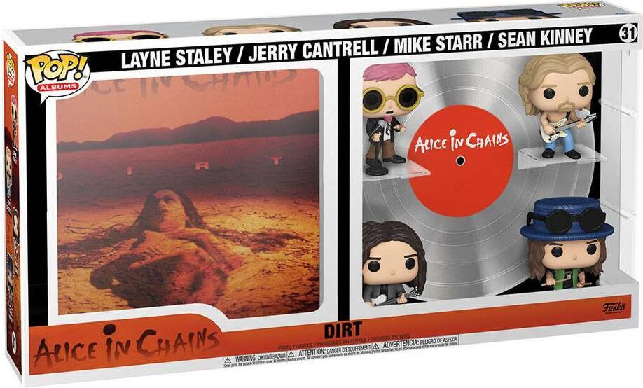 Funko Pop! Albums Alice in Chains - Layne Staley, Jerry Cantrell, Mike Starr, Sean Kinney Vinyl Figuur